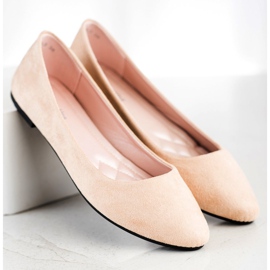 Sabatina Klassiska Beige Ballerinas 2