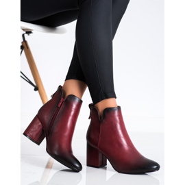 M.Daszyński Rödbruna stövlar med isolering 2