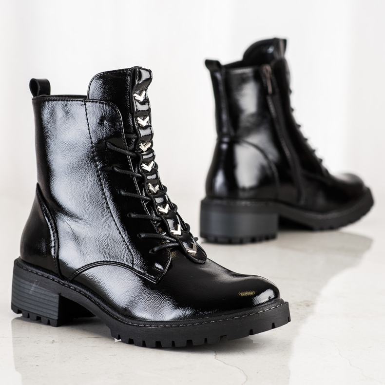 Klassiska VINCEZA -arbetare svart 2