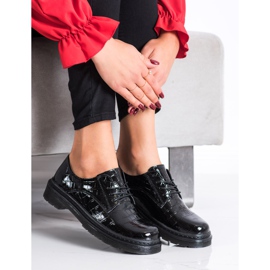 Filippo Läderskor med ormtryck svart 2