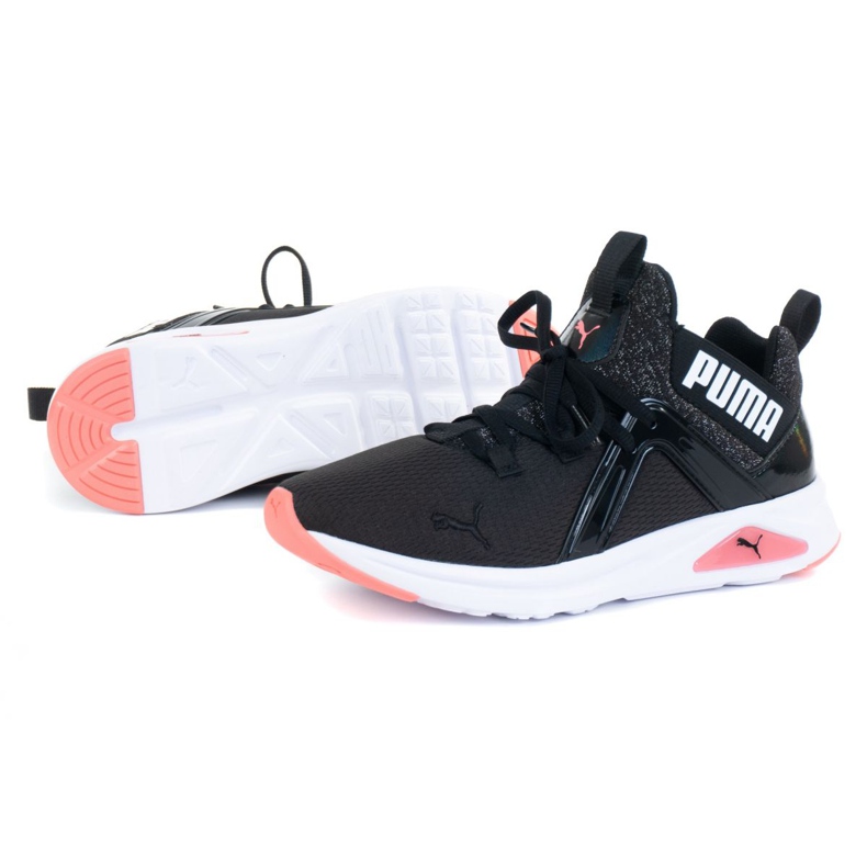 Puma Enzo 2 Sparkle Jr 19457301 skor svart 1