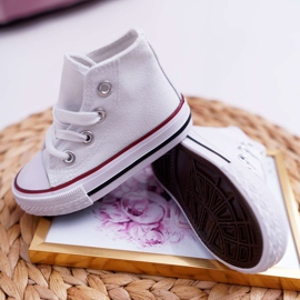 FRROCK Barnens klassiska High White Filemon Sneakers vit 1