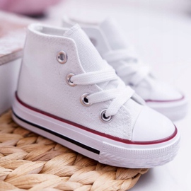 FRROCK Barnens klassiska High White Filemon Sneakers vit 2