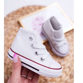 FRROCK Barnens klassiska High White Filemon Sneakers vit 4