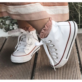 FRROCK Barnens klassiska High White Filemon Sneakers vit 5