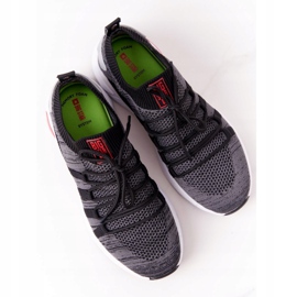 Kvinnors sportskor minnesskum Big Star HH274532 Dark Grey grå 4