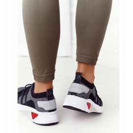 Kvinnors sportskor minnesskum Big Star HH274532 Dark Grey grå 2