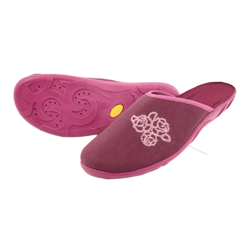 Befado färgade damskor pu 235D158 röd 4