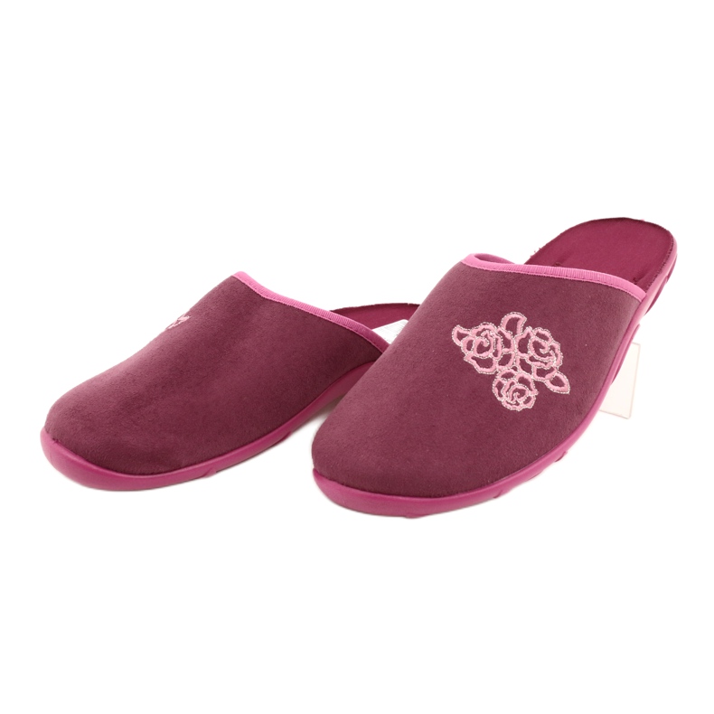 Befado färgade damskor pu 235D158 röd 3