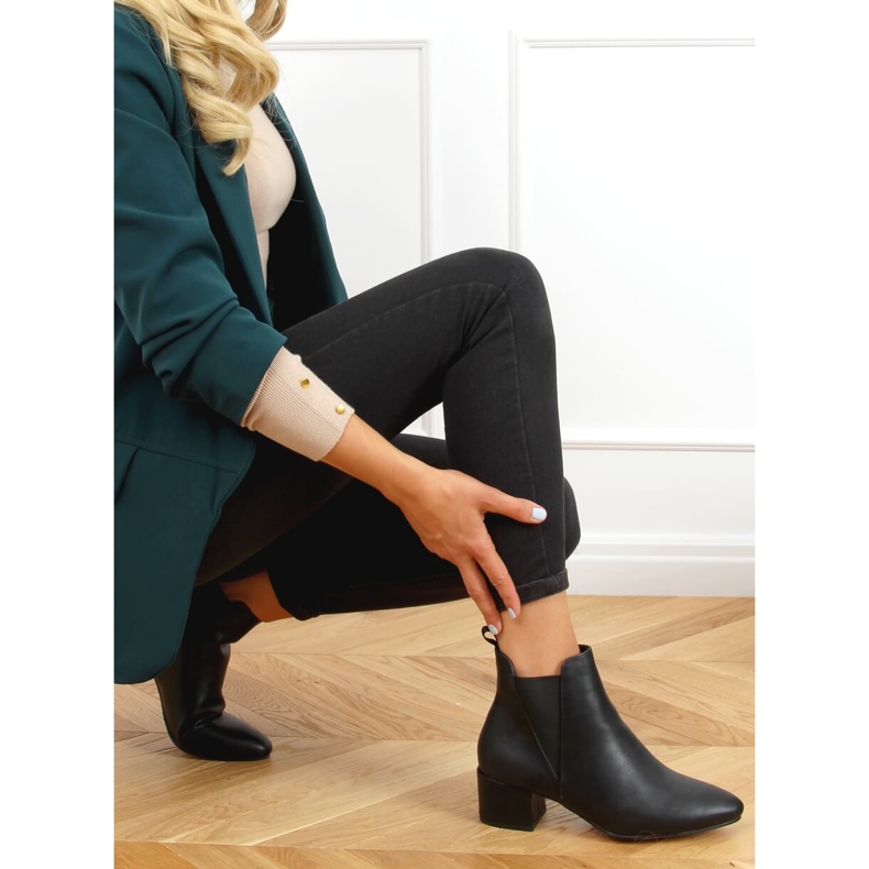 Svarta Chelsea stövlar, svart G-248 Svart 2