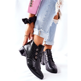 Vinceza Svarta Albeq högklackade stövlar 2