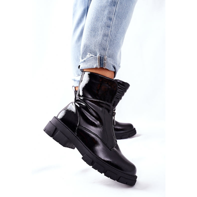 S.Barski Svarta stövlar för kvinnor Nobleford 2