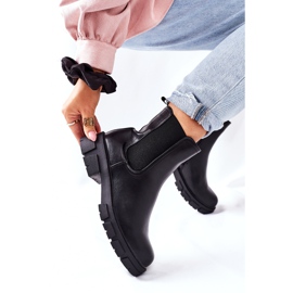 S.Barski Kvinnors svarta varma stövlar Jodhpur stövlar Roulette 2