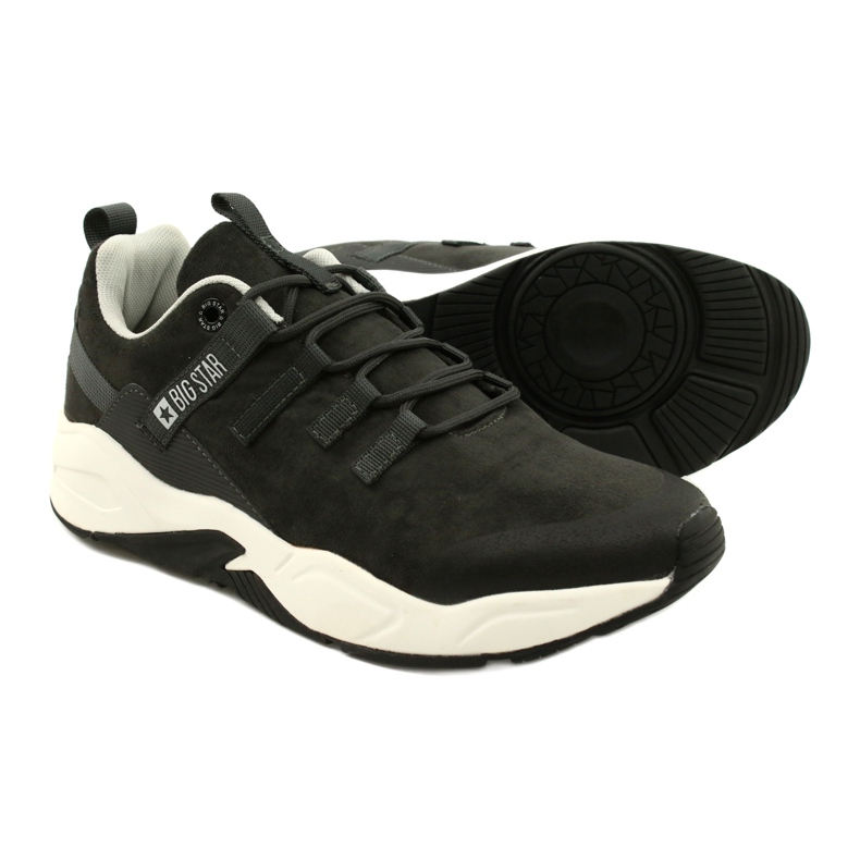 Sportskor för män Big Star Grey II174184 grå 3