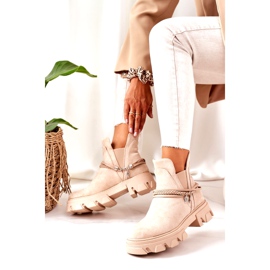 PS1 Varma stövlar Jodhpur stövlar Beige Bra idé 2