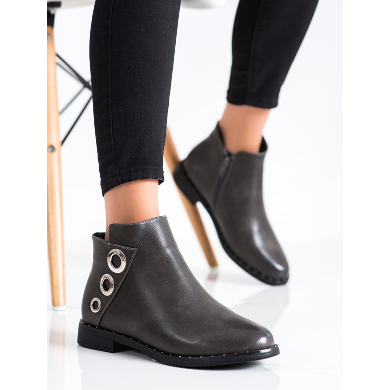 Goodin Stövlar med silverprydnader brun 2