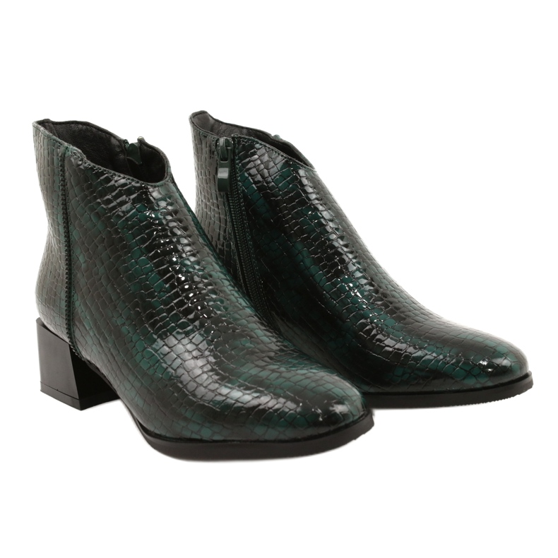 M.Daszyński Isolerade stövlar Daszyński MR2130-8 Grön svart 4