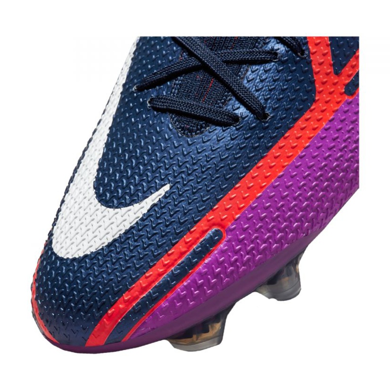 Nike Phantom GT2 Elite Fg M CZ9890-415 fotbollsskor orange, lila, marinblå purpur 2