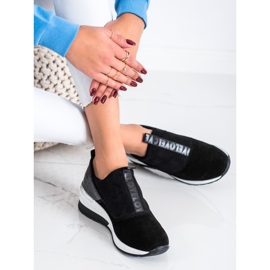 Filippo Sneakers i läder svart 2