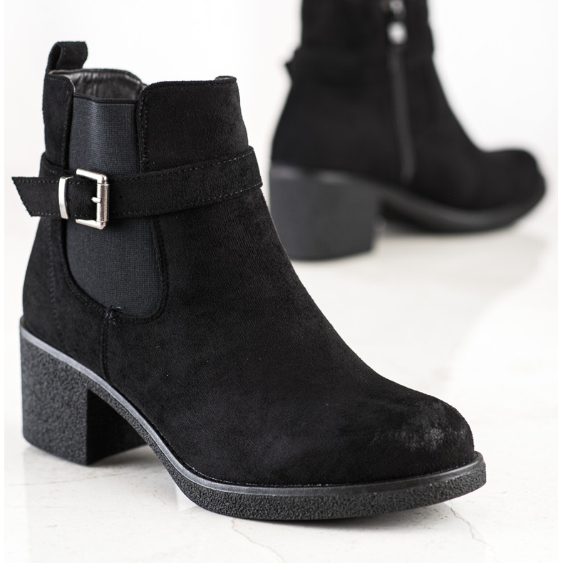 Marquiz Bekväma casual stövlar svart 1