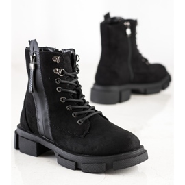 Cm Paris Svarta fällare med dekorativ dragkedja 1