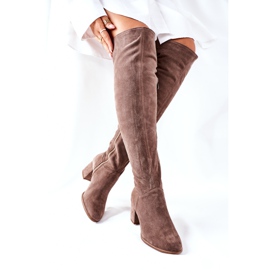 Mocka bruna stövlar Nicole 2582 1