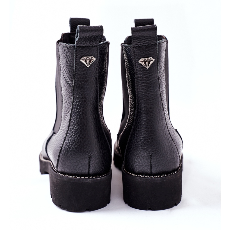 Svarta Chelsea Stövlar Svarta Nicole 2672 1