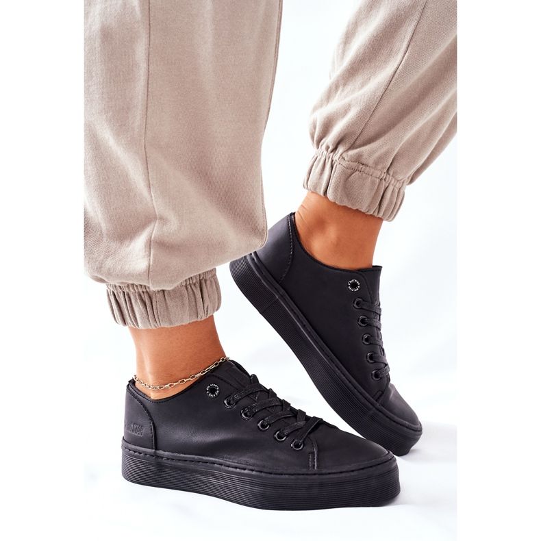 Dam Sneakers Big Star II274098 Svart 2