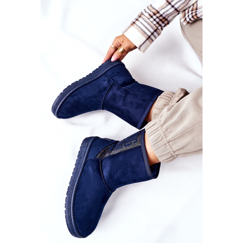 Snöskor för kvinnor Big Star EE274416 Marinblå 1