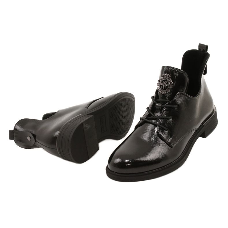 Patentstövlar Sergio Leone PB262 svart 3