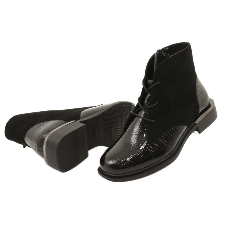 Workers Black Boots Sergio Leone BT401 svart 3
