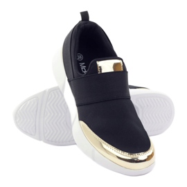 McKey Sport softshell skor i svart guld 3