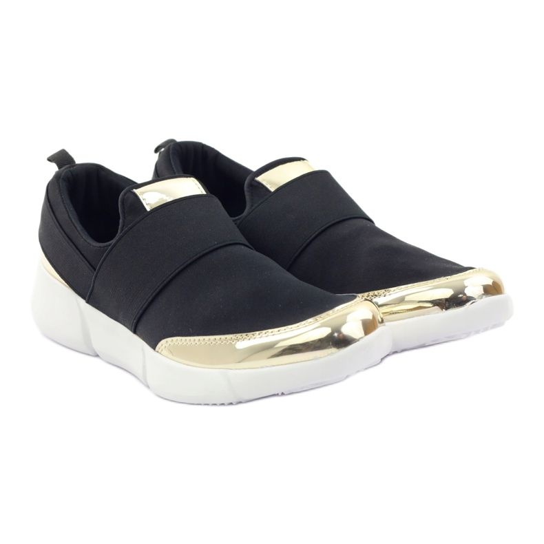 McKey Sport softshell skor i svart guld 4