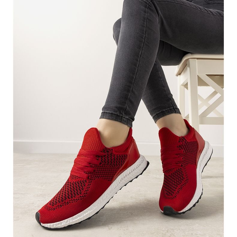 Thailand röda sportskor för kvinnor 1