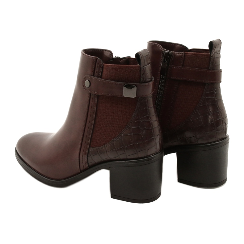 Klassiska bruna stövlar Sergio Leone BT630 4