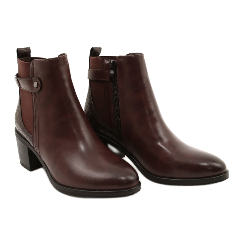 Klassiska bruna stövlar Sergio Leone BT630 5