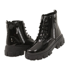 NEWS Nyheter Lackade arbetare Timberki 21BT26-4266 Svart 4