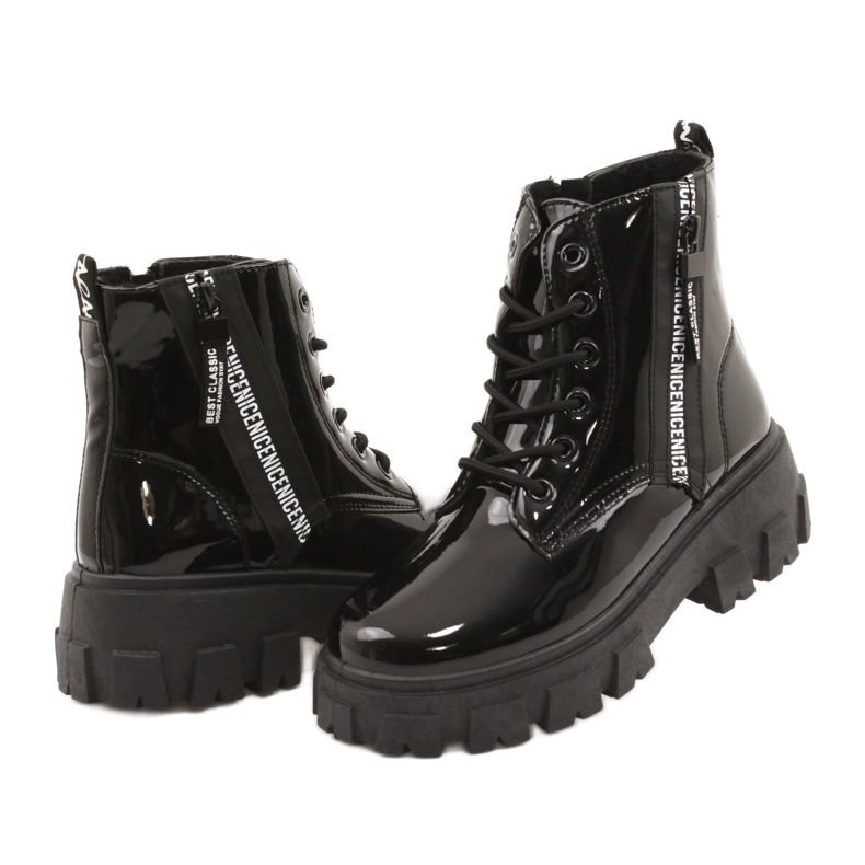 NEWS Nyheter Lackade arbetare Timberki 21BT26-4266 Svart 4