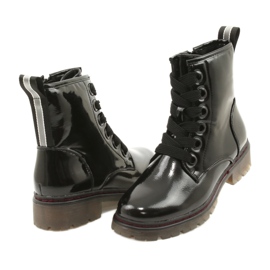 Classic Overnight Boots Patent Evento 21BT35-4233 Svart 3