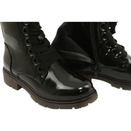 Classic Overnight Boots Patent Evento 21BT35-4233 Svart 6