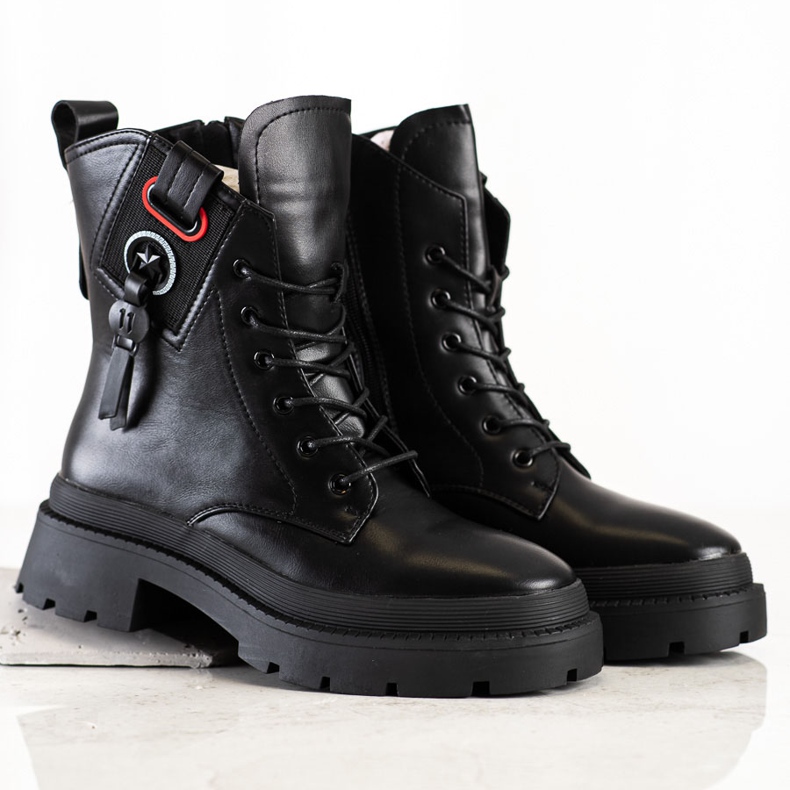 Seastar Svarta arbetare med ekoläder 1