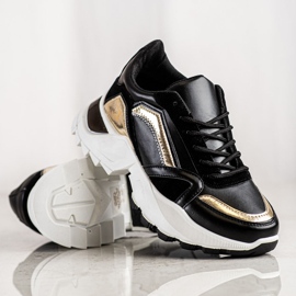 SHELOVET Snygga sneakers svart 1