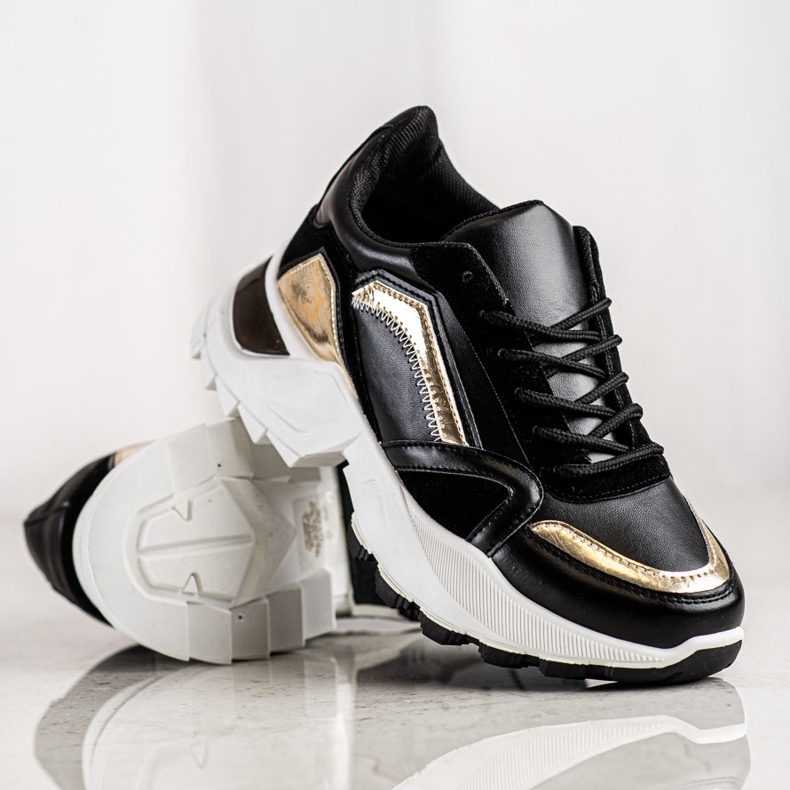 SHELOVET Snygga sneakers svart 1