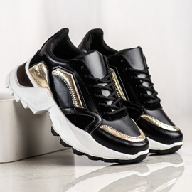 SHELOVET Snygga sneakers svart 2