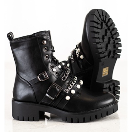 Cm Paris Trendiga arbetare med pärlor svart 1