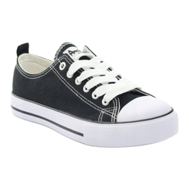 American Club Klassiska svarta sneakers amerikanska DSLN-01 skor 1