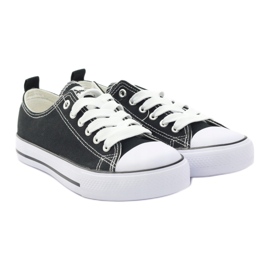 American Club Klassiska svarta sneakers amerikanska DSLN-01 skor 4