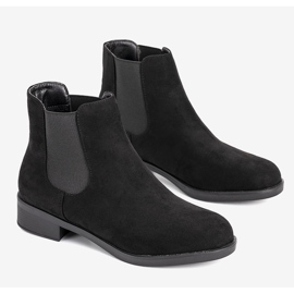 Svarta klassiska damisolerade stövlar Cristal 1