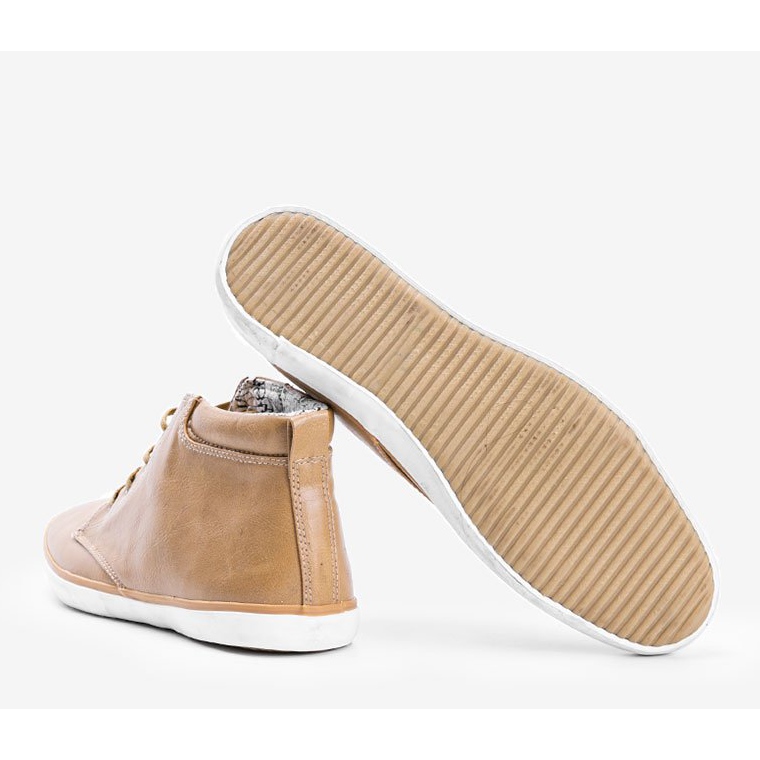 Beige sneakers för män Separan fotled 1