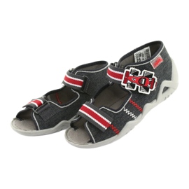 Befado barnskor 250P087 röd grå 4